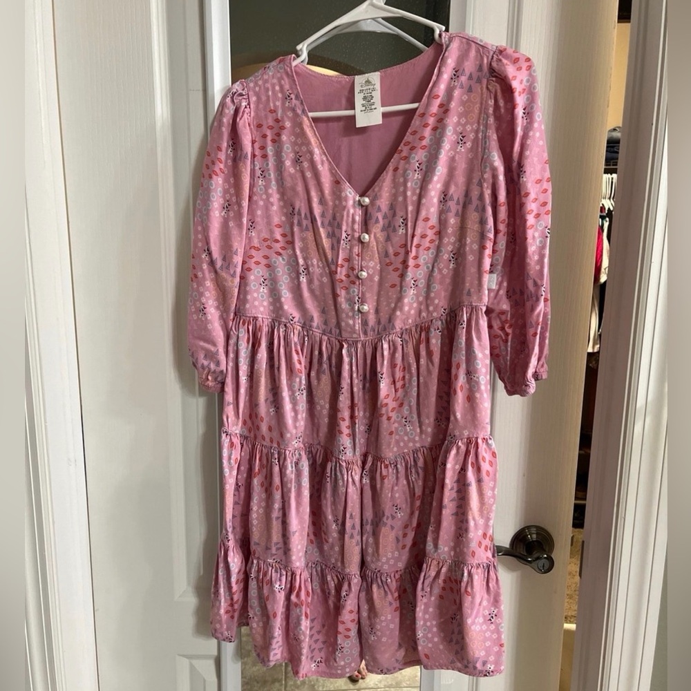 Disney Frozen Pink Dress for Women. Small. Olaf Castle Design